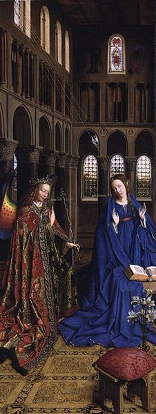 Annunciation Jan van Eyck 1434 Wash DC
