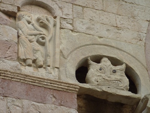 medieval stone work in Umbria