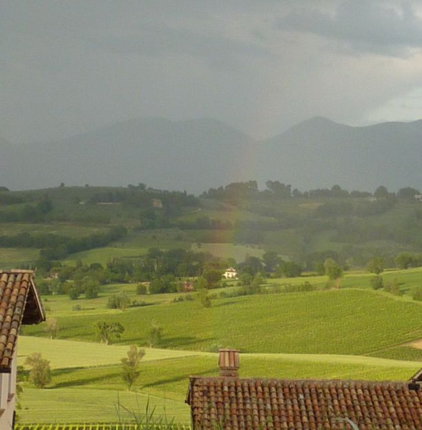fading rainbow as seen from Genius Loci