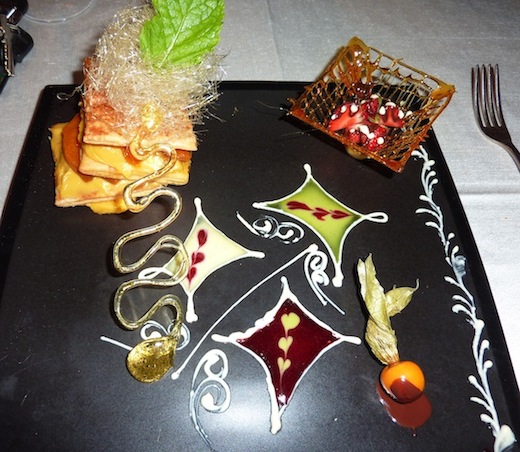 "medieval" decorated dessert