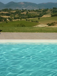 pool at Genius Loci Country Inn in Umbria