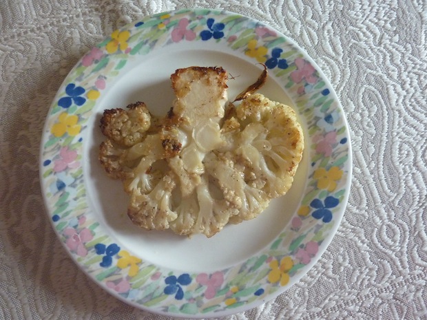 Umbrian cooking - baked cauliflower